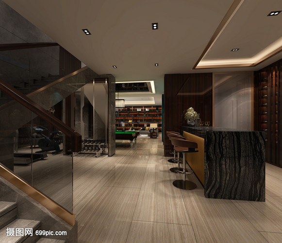 港式吧臺室內(nèi)設(shè)計效果圖 融合復(fù)古與現(xiàn)代的裝潢藝術(shù)